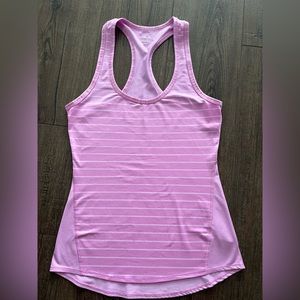 Athleta Racerback striped athletic tank top ladies XXS